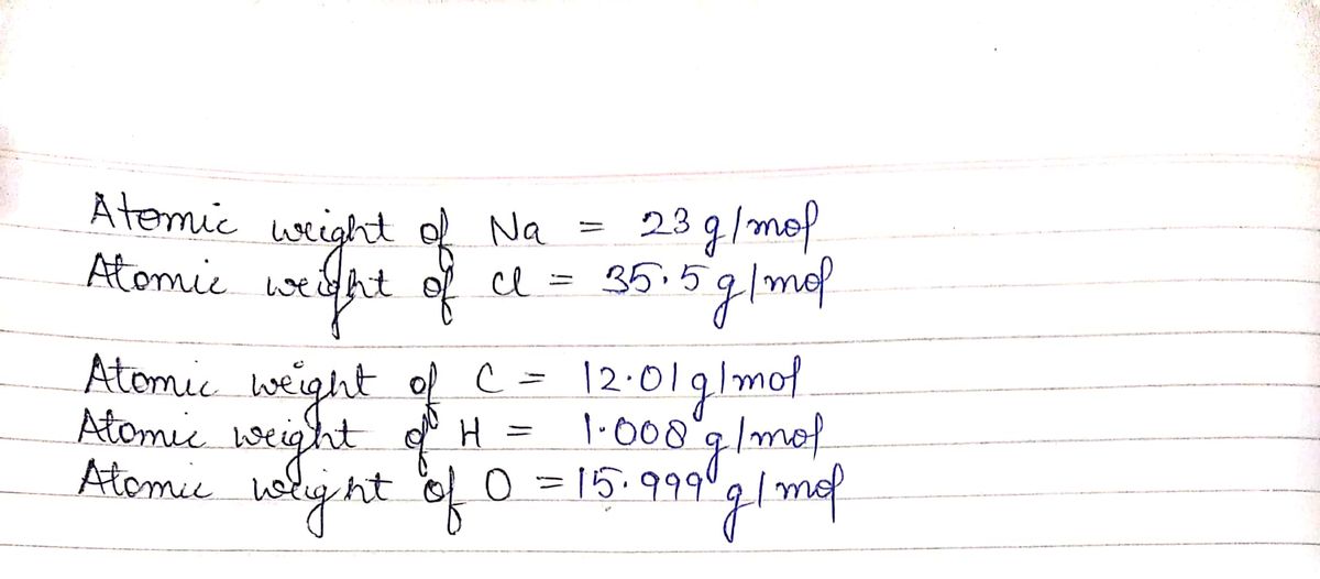 Chemistry homework question answer, step 1, image 1